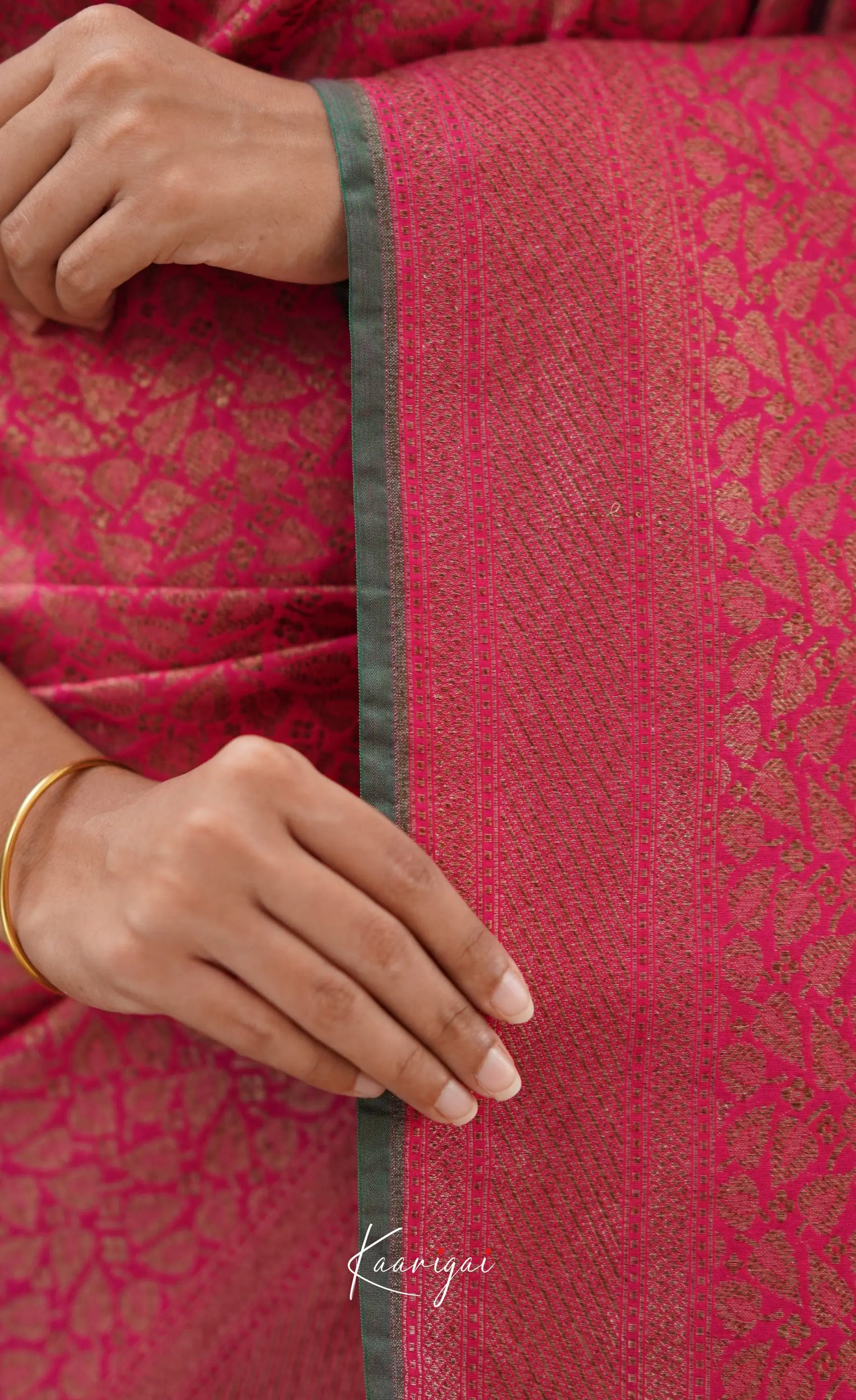 Antara- Pink Banarasi Silk Saree Sarees