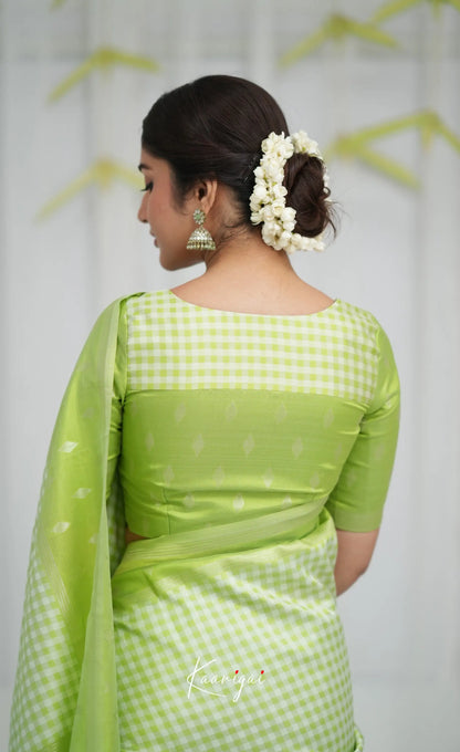 Blended Silk Saree - Light Green Sarees