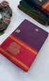 Chettinad Cotton Saree - Purple and Bright Pink Sarees