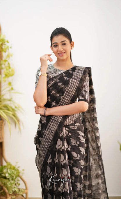 Kamali Kota Saree - Black Sarees