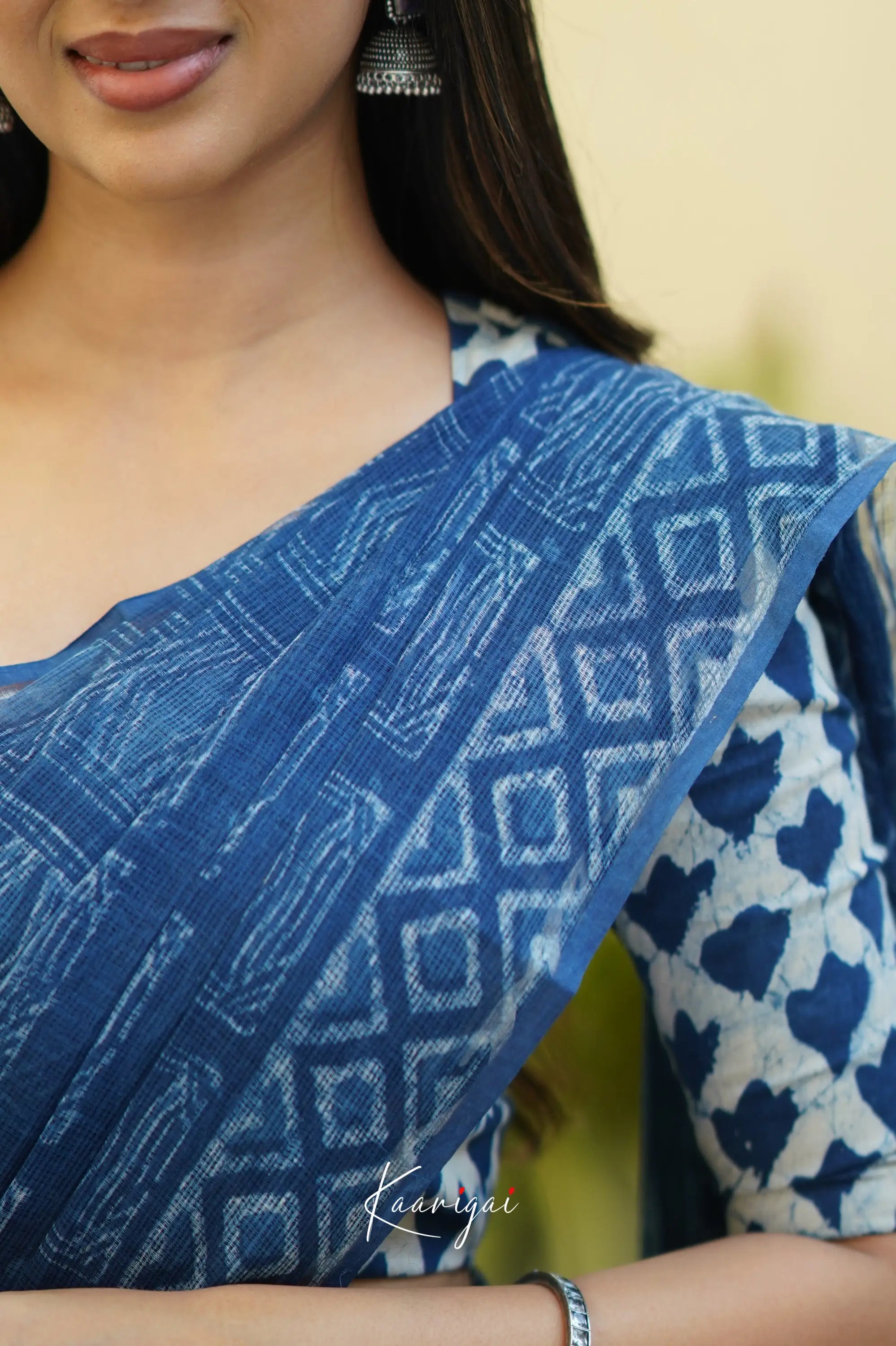 Kamali Kota Saree - Indigo Sarees