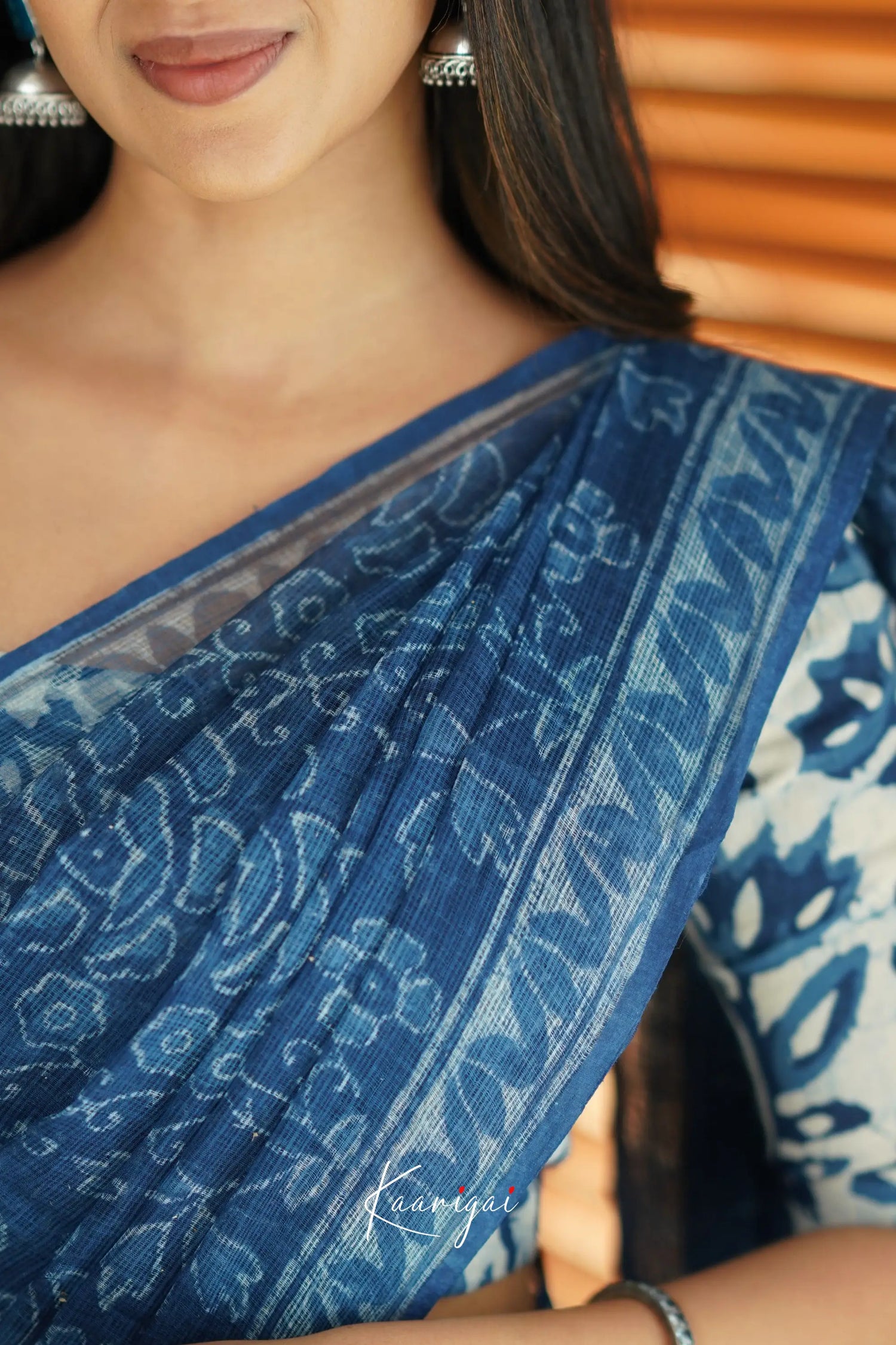 Kamali Kota Saree - Indigo Sarees