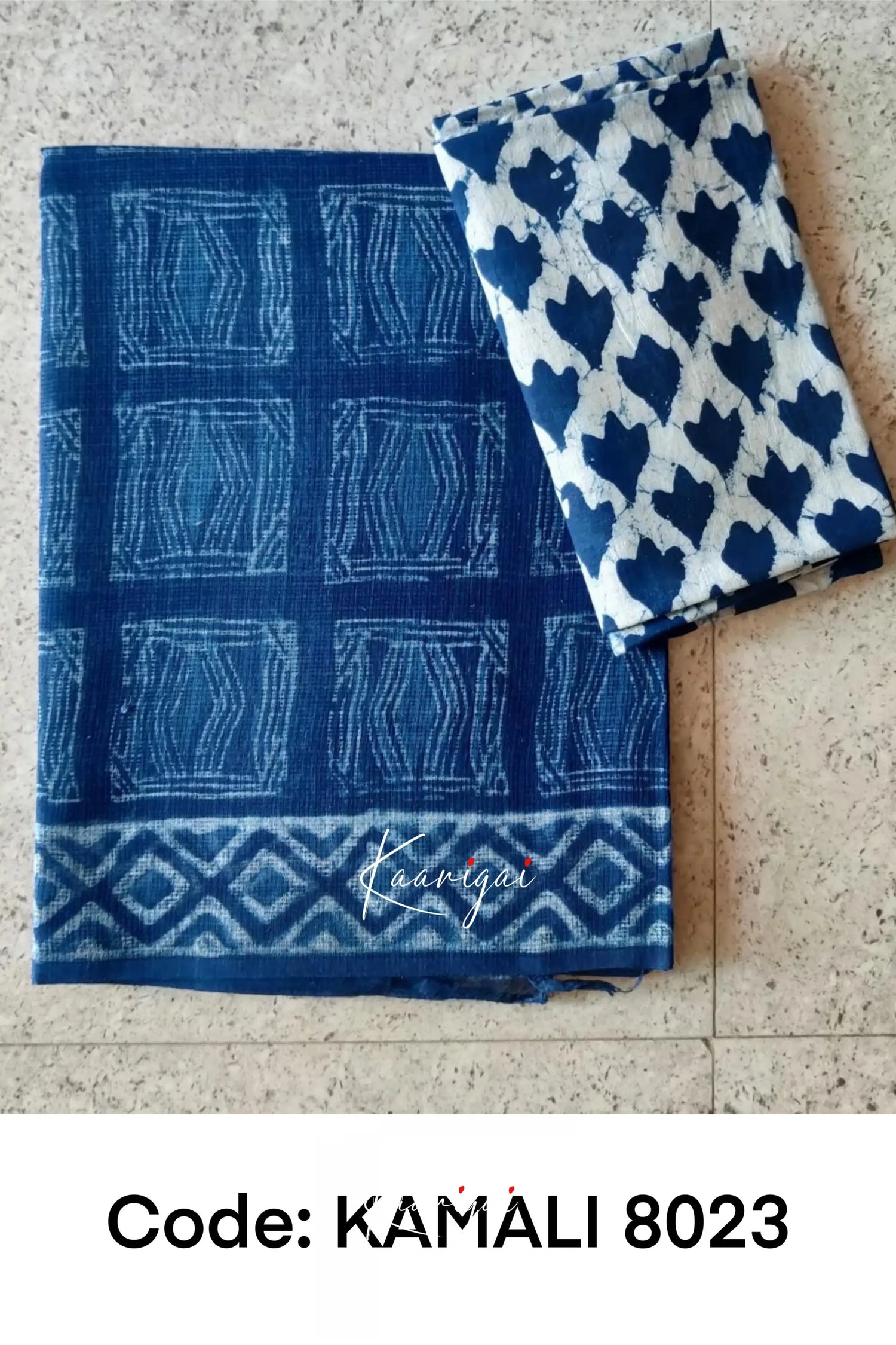 Kamali Kota Saree - Indigo Sarees