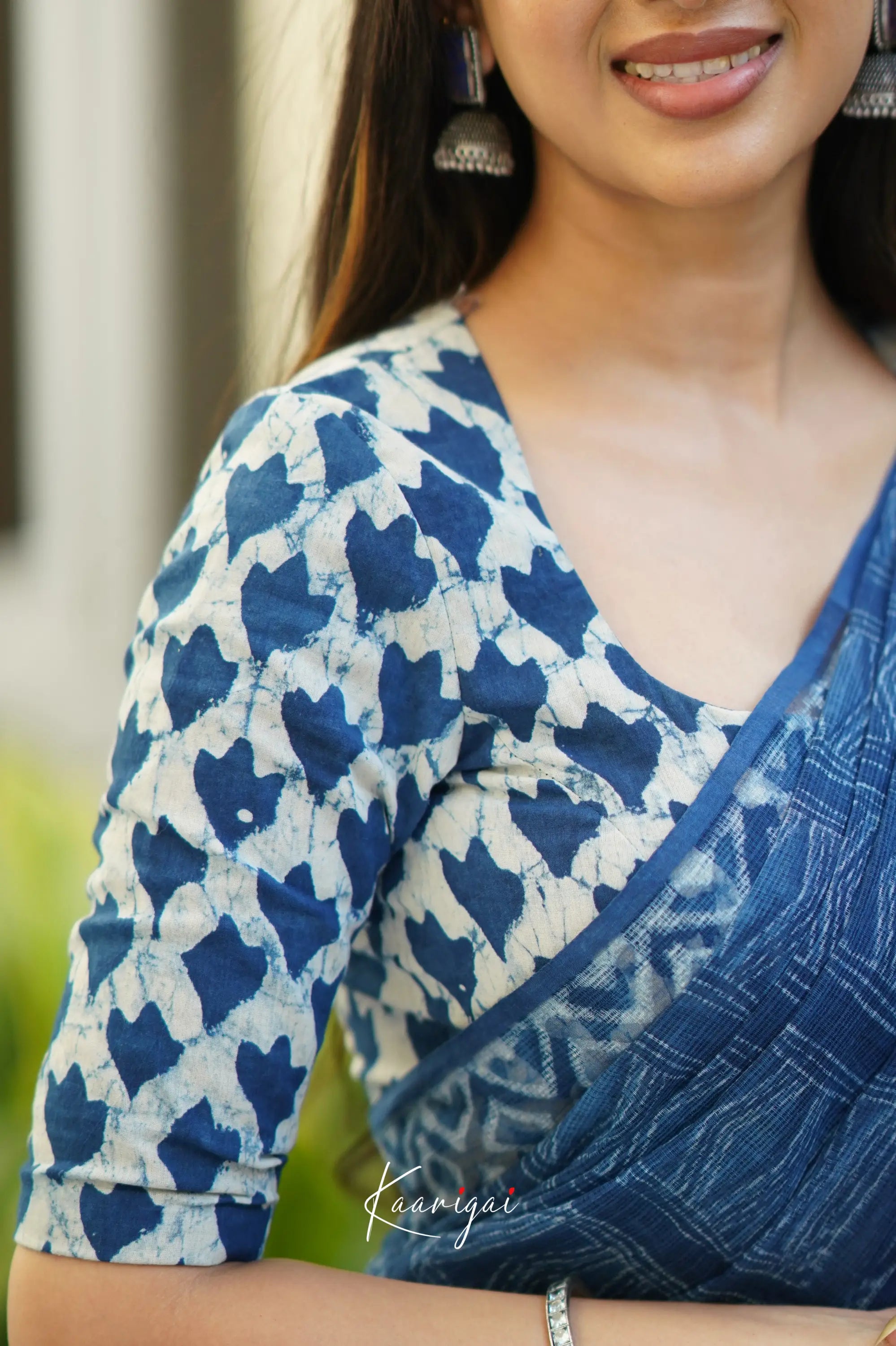 Kamali Kota Saree - Indigo Sarees