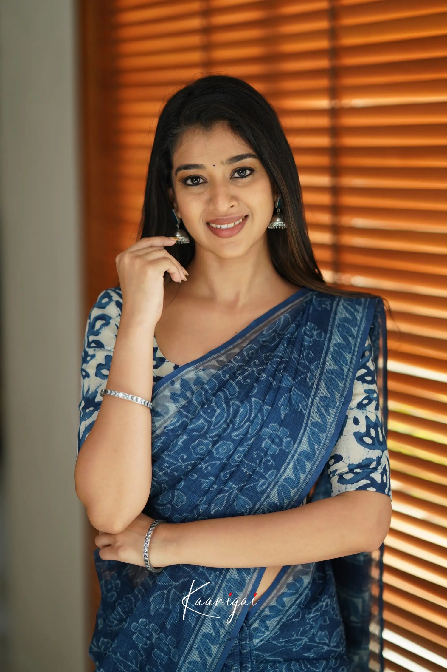 Kamali Kota Saree - Indigo Sarees