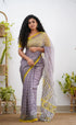 Kamali Kota Saree - Lavender And Yellow Sarees