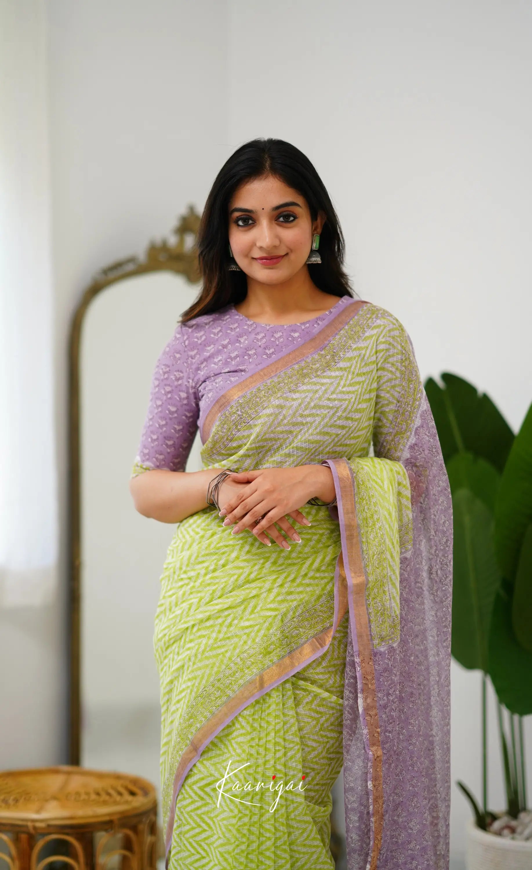 Kamali Kota Saree - Light Green Sarees