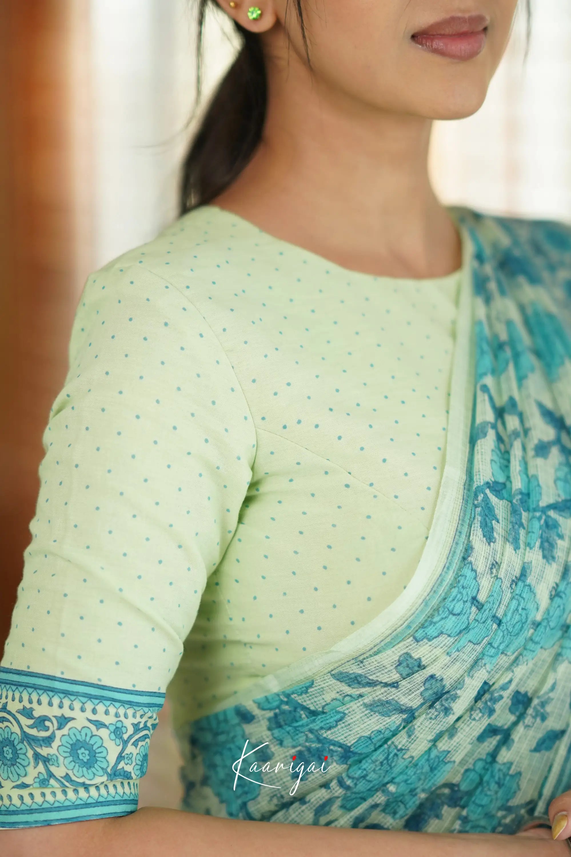 Kamali Kota Saree - Pastel Green Sarees