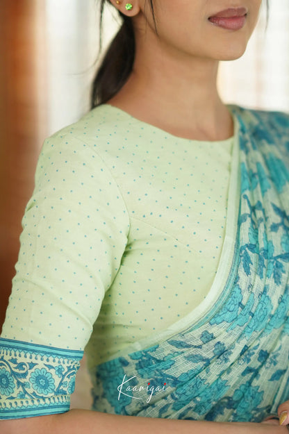 Kamali Kota Saree - Pastel Green Sarees