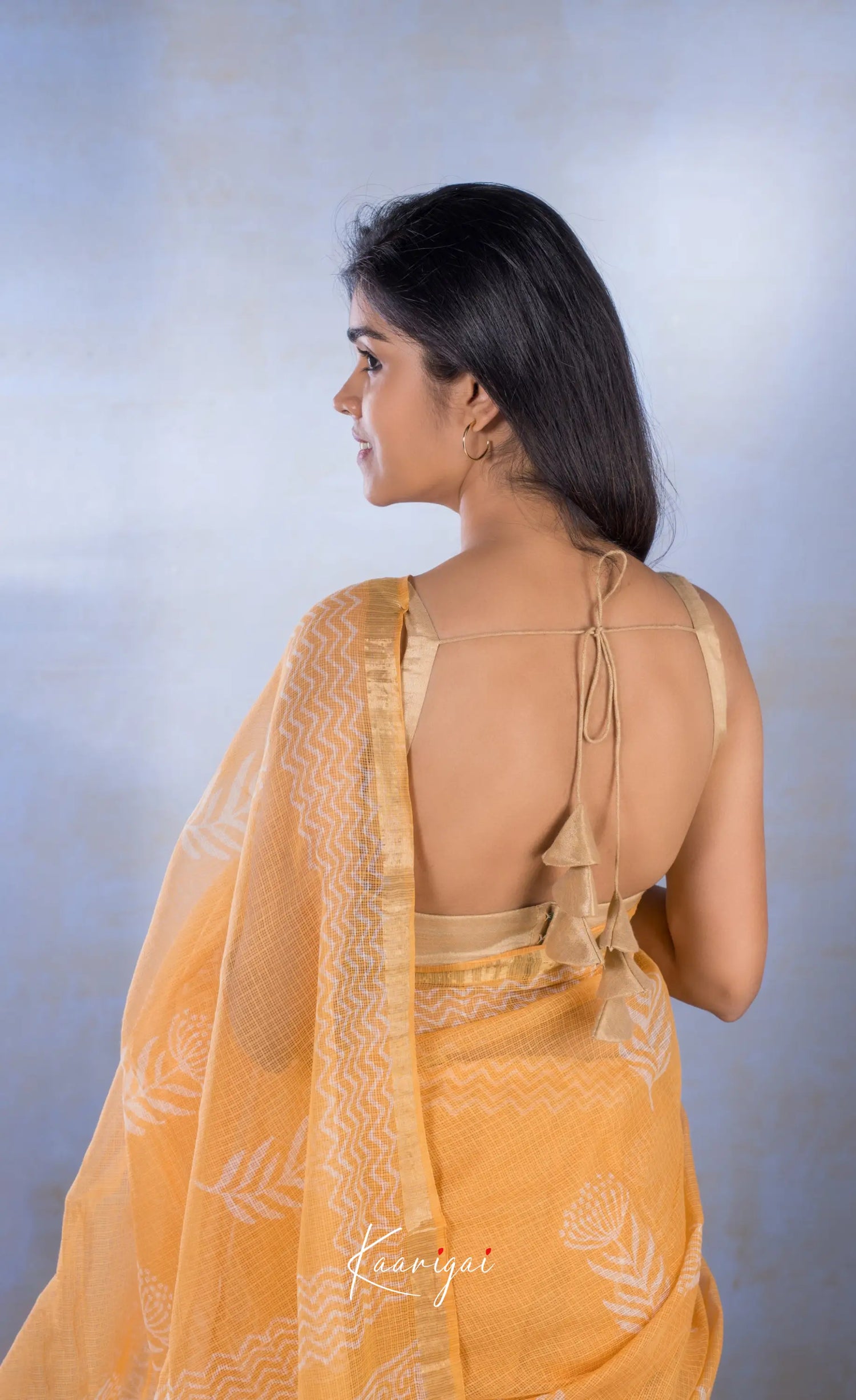 Kamali- Mango Yellow Kota Saree Sarees