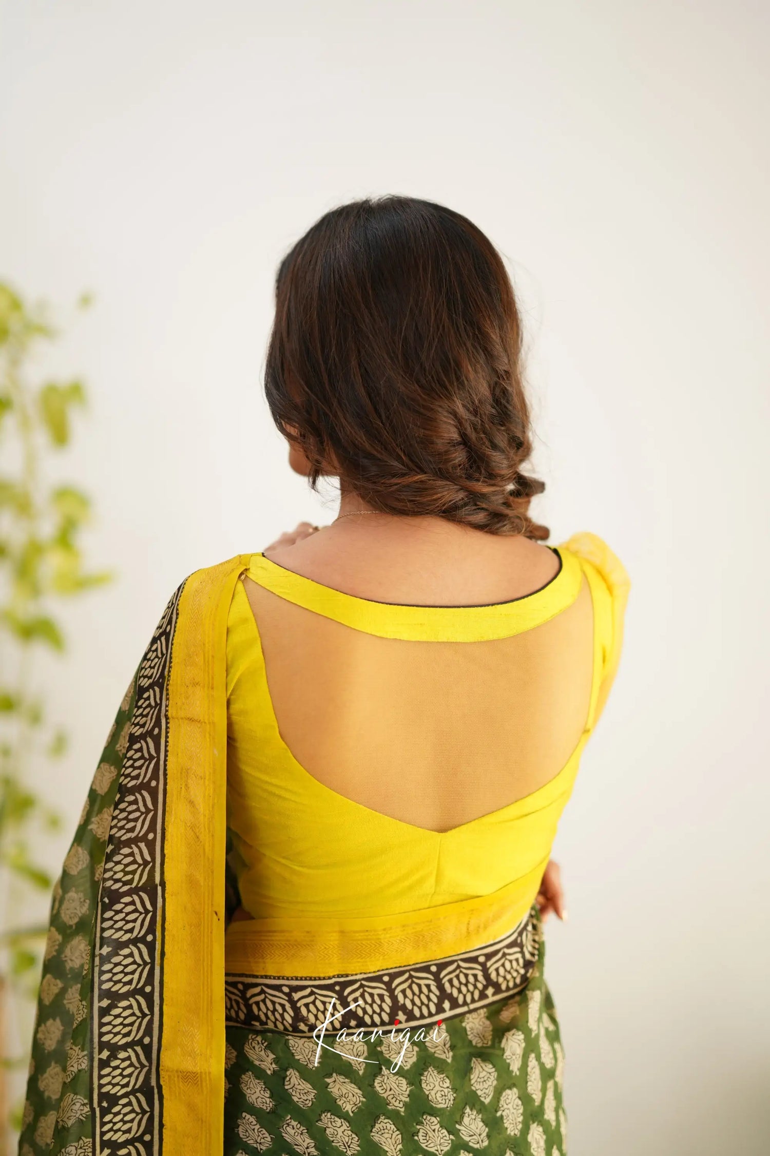 Mayuri Maheswari Saree - Green And Yellow Sarees