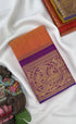 Nalinam - Amber with Purple Maroon Chettinad Cotton Saree Sarees