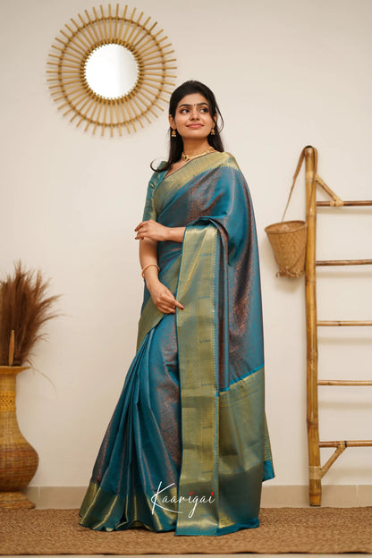 Sita - Blue Semi Silk Saree Sarees