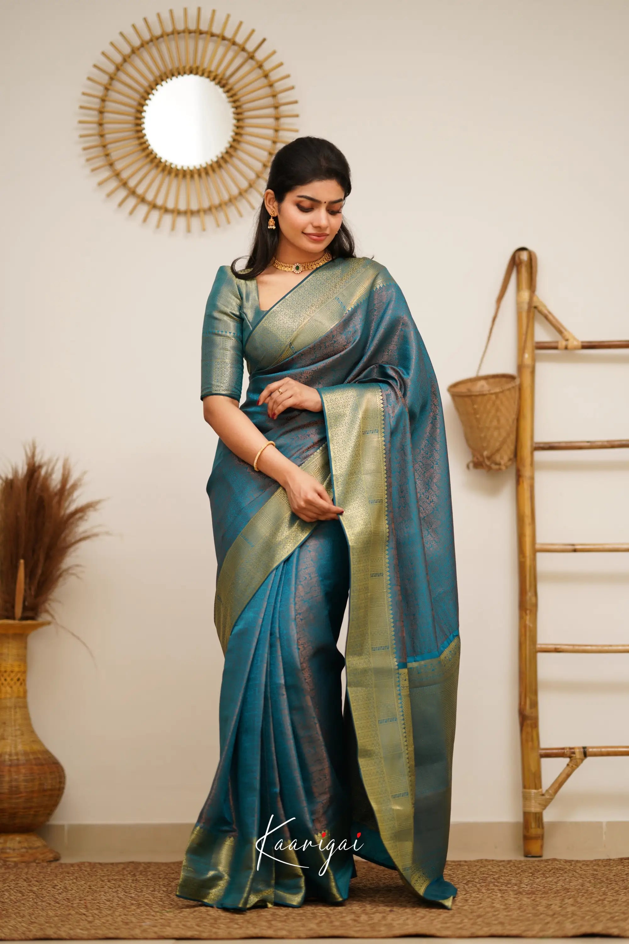 Sita - Blue Semi Silk Saree Sarees