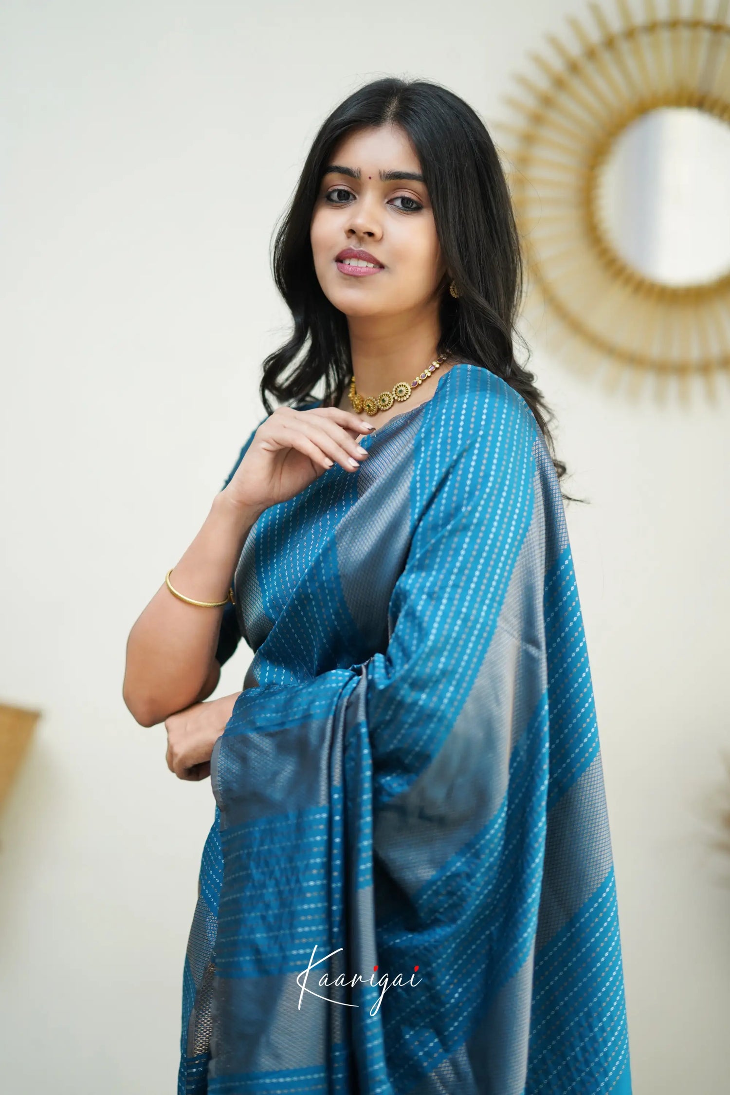 Sita - Blue Semi Silk Saree Sarees