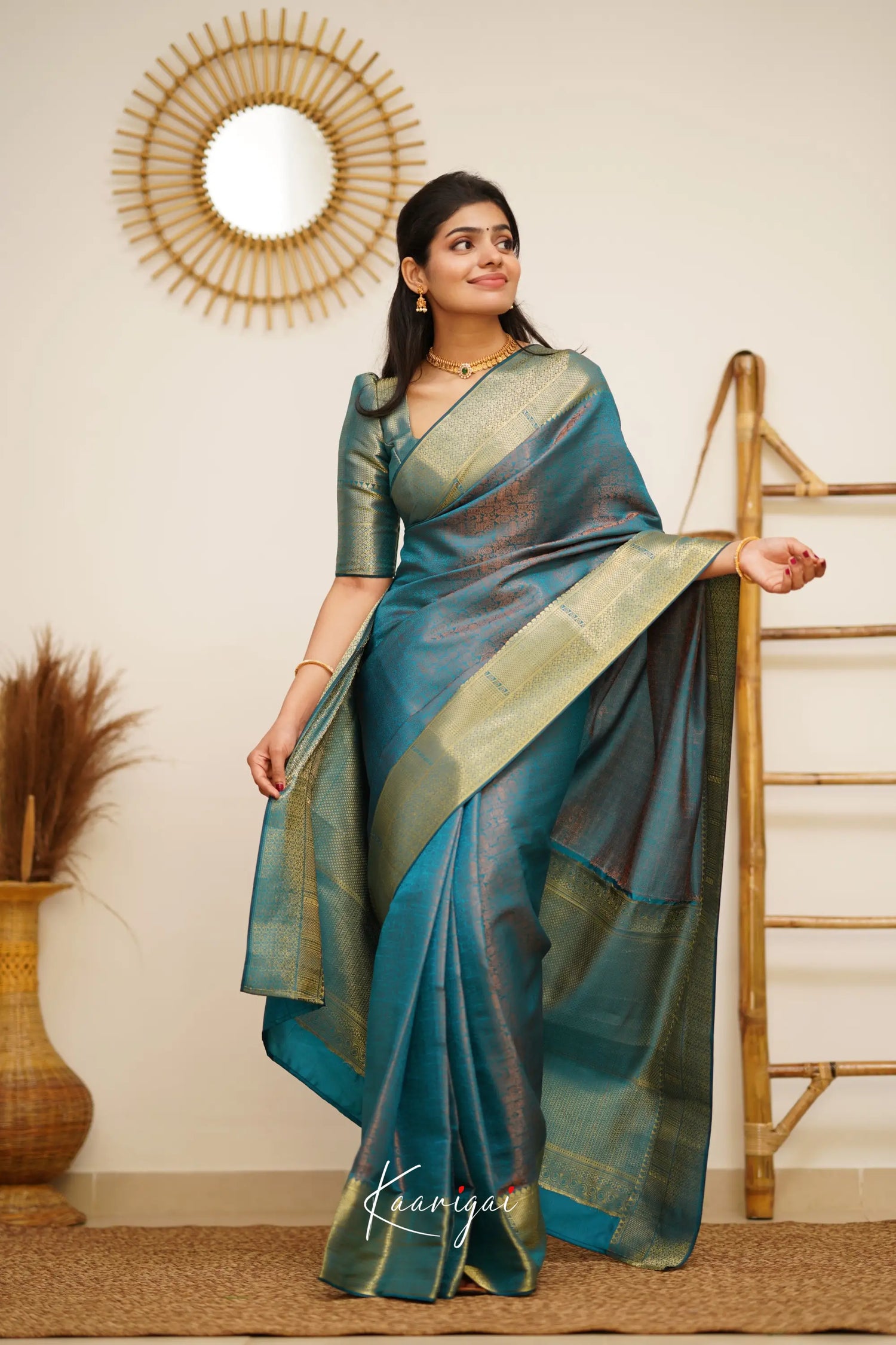 Sita - Blue Semi Silk Saree Sarees