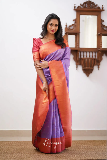 Sita - Lavender Semi Silk Saree Sarees