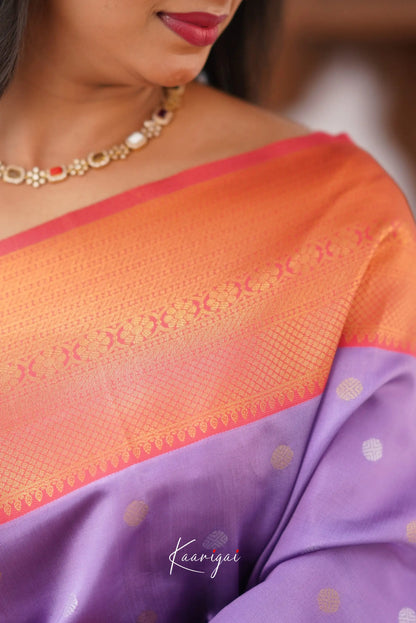 Sita - Lavender Semi Silk Saree Sarees