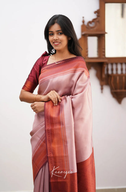 Sita - Pastel Pink Semi Silk Saree Sarees