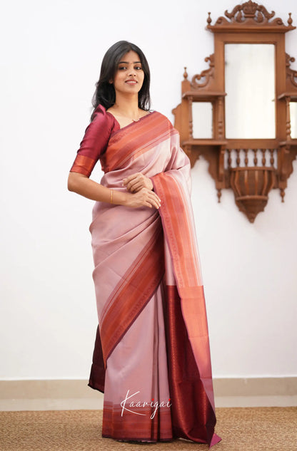 Sita - Pastel Pink Semi Silk Saree Sarees