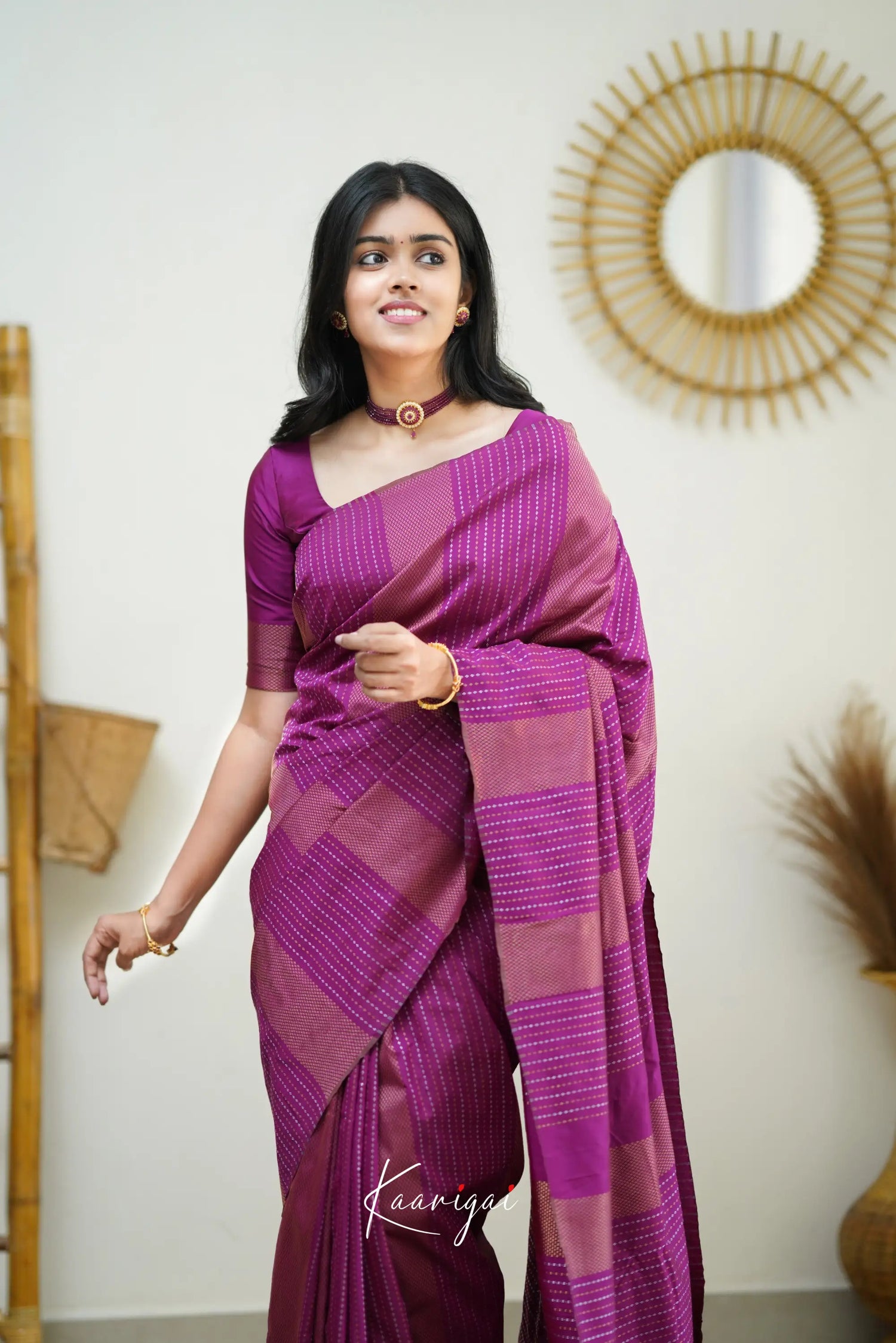 Sita - Pink Semi Silk Saree Sarees