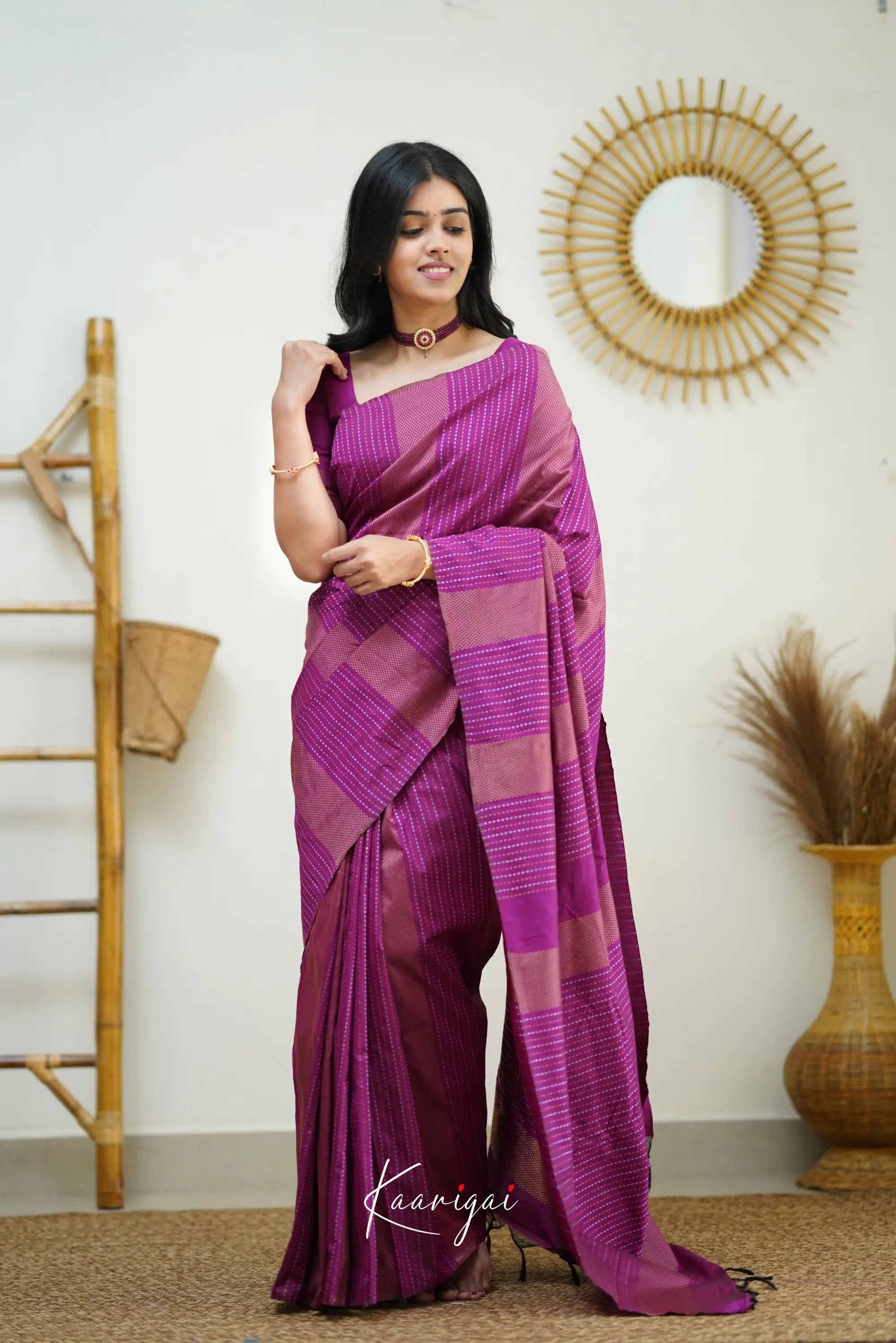 Sita - Pink Semi Silk Saree Sarees