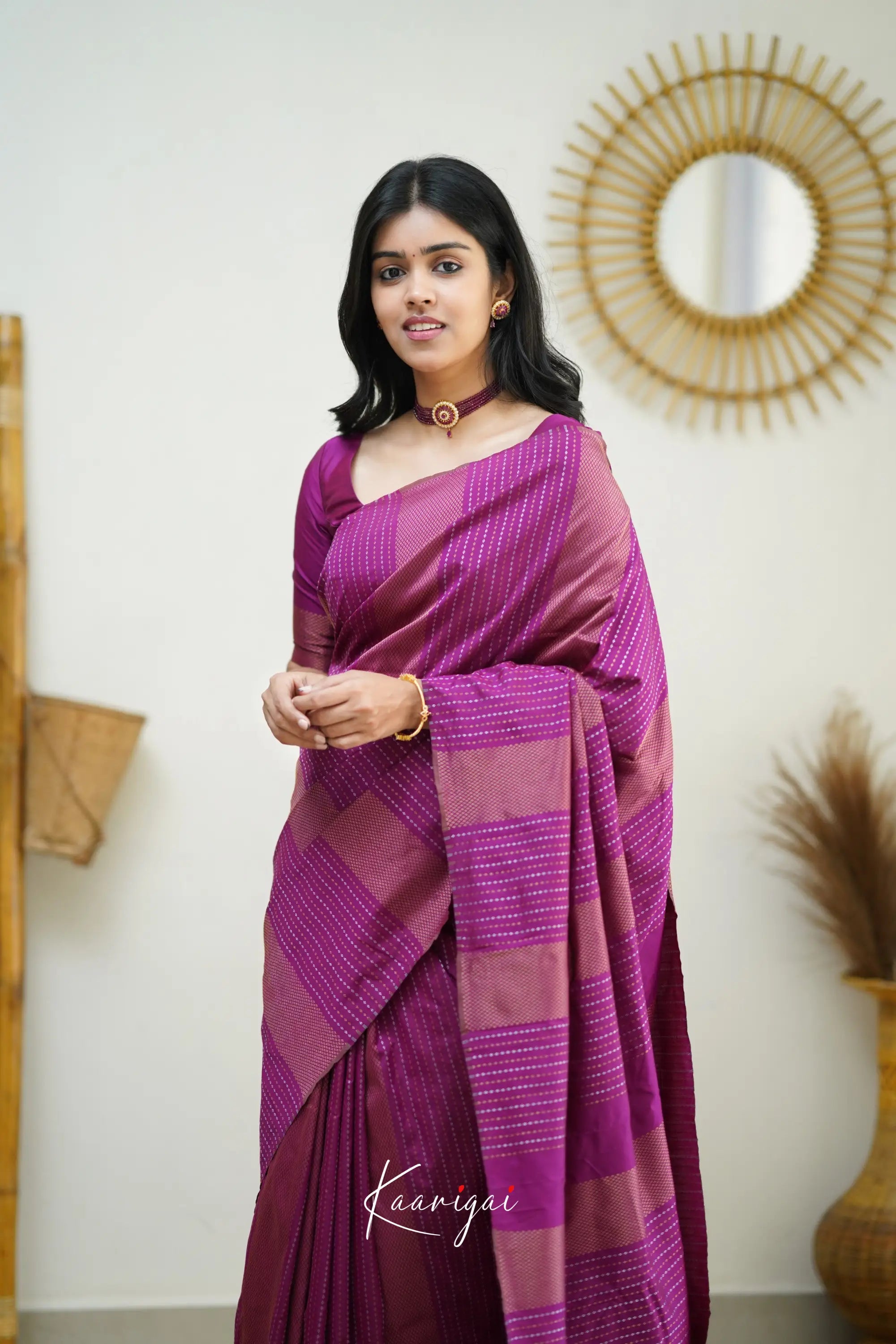 Sita - Pink Semi Silk Saree Sarees