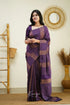 Sita - Violet Semi Silk Saree Sarees