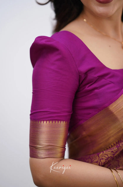 Tara - Magenta Georgette Sarees